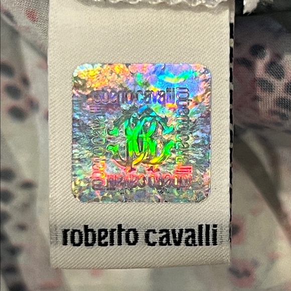 Roberto Cavalli Sport Sporty Dress Snakeskin Skirt Glittery Top - Picture 11 of 16